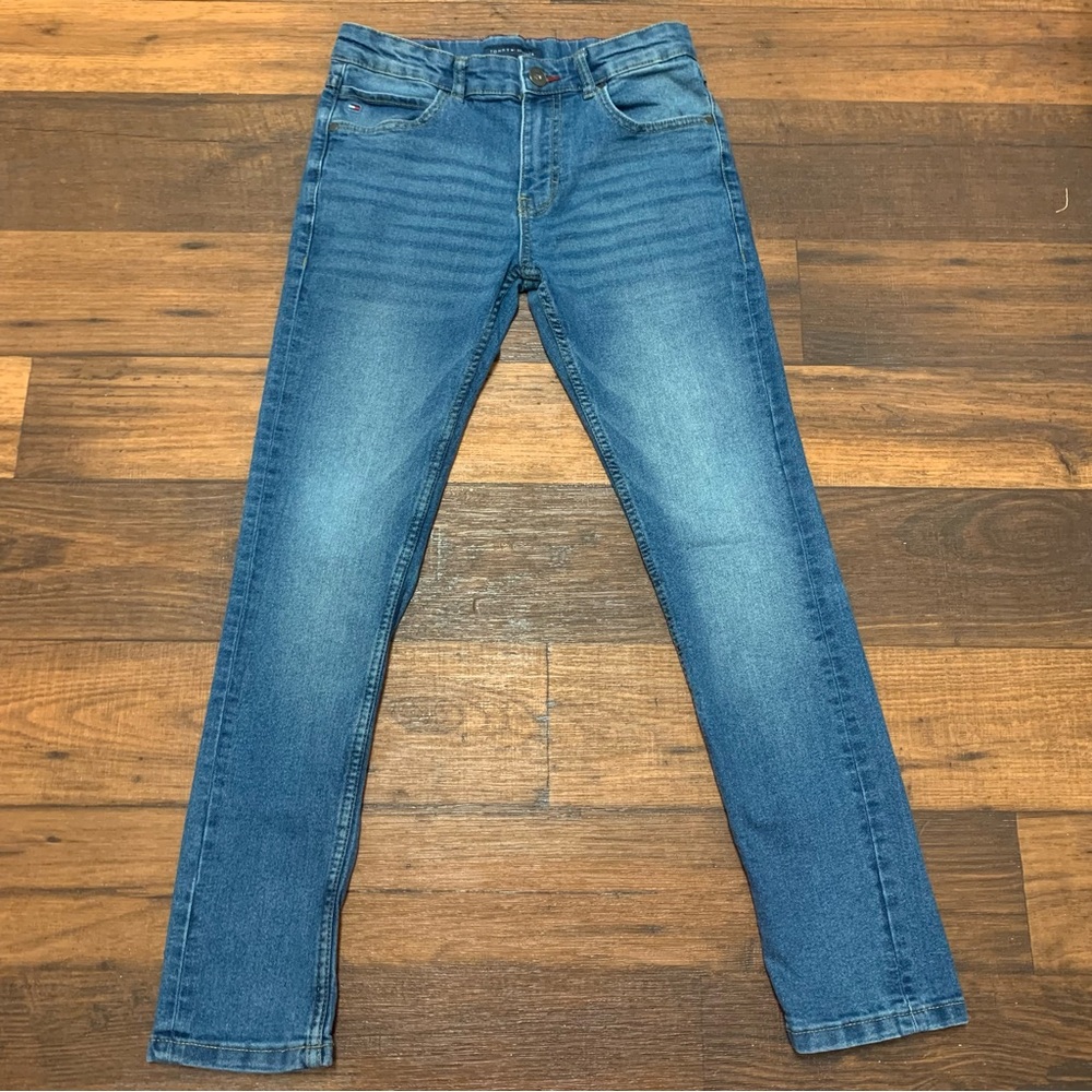 Tommy Hilfiger Girls Stretch Skinny Jeans Size 14 Regular Blue Denim